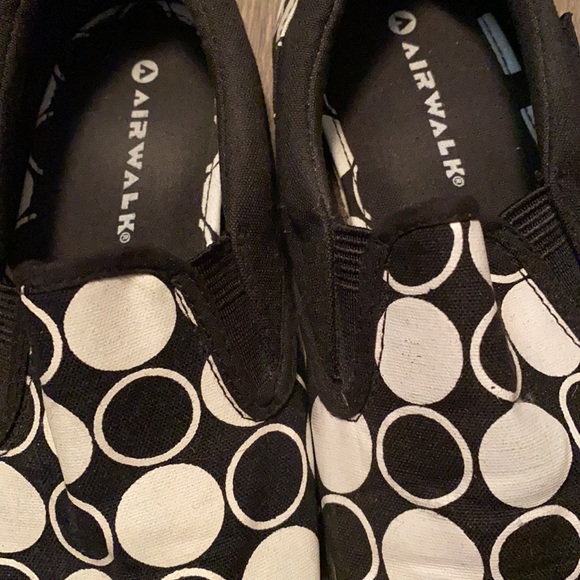 B&W print slip on canvas sneakers - Picture 2 of 4